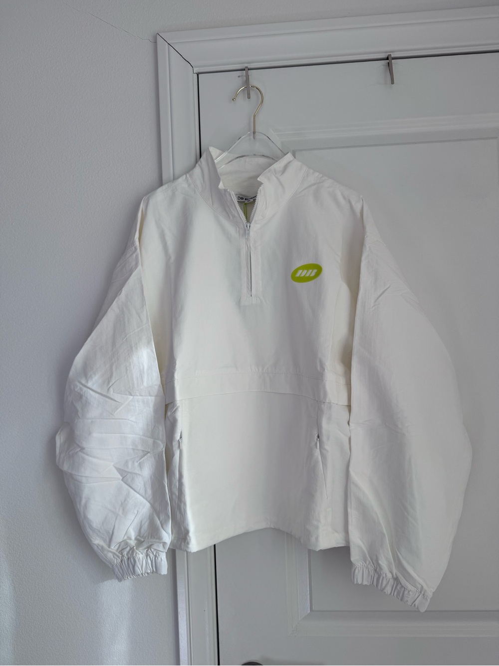 NWT Dairy Boy Track Jacket Bright White Size M/L